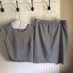 Cato top and skirt